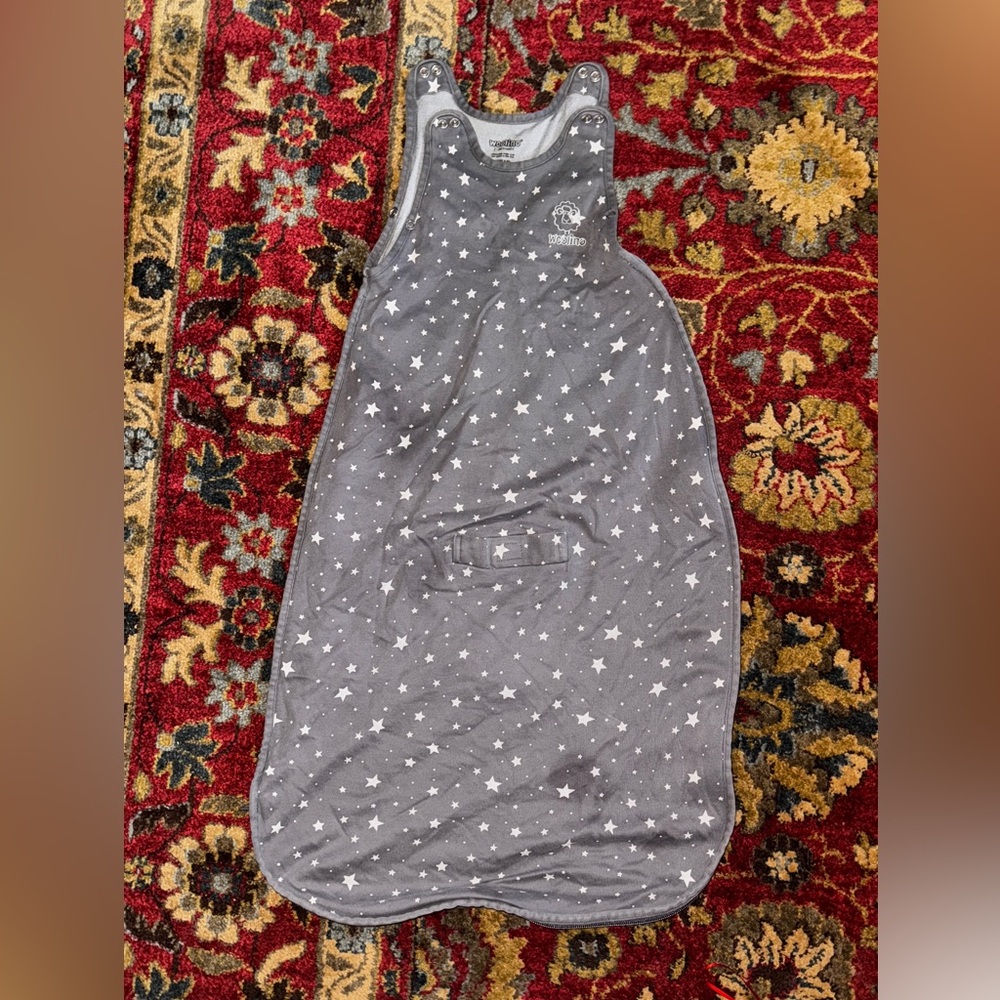 Woolino Gray Baby Sleep Sack 6-24 months